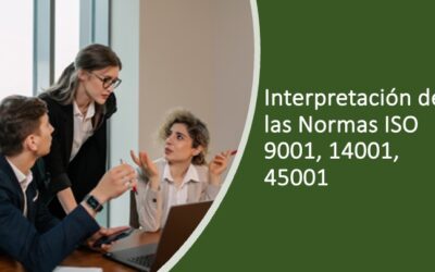 Interpretación de las Normas ISO 9001, 14001, 45001